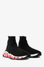 Balenciaga Black Technic Sock Sneakers Size 8