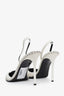 Alexander Wang White Leather Studded Slingbacks Size 39