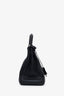 Hermès 2008 Black Togo Crocodile Retourne Kelly 32 Touch With SHW