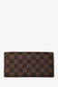 Louis Vuitton Damier Ebene Canvas Emilie Long Wallet