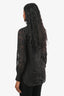 Stella McCartney Black Floral Print Buttoned Shirt Size 38