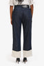 Loewe Blue Denim Dark Wash Fisherman Turn-up Cuffed Jeans Size 40