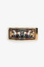 Hermès Gold-Plated Enamel Equestrian Motif 'Loquet' Watch