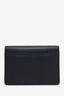 Burberry Black Leather Wallet On Chain