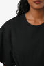 Isabel Marant Black Short Sleeve Shift Dress Size 38