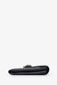 Bvlgari Black Leather Serpenti Enamel Snake Tassel Clutch