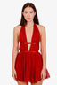 Mirror Palais Red Silk 'Venus' Mini Dress Size XS