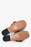 Loewe Beige Leather Gate Mules Size 35
