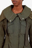 Moncler Green Nylon Utility Jacket Size 0