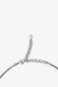 Pre-loved Chanel™ 23B Palladium-Plated Faux Pearl & Strass CC Heart Necklace