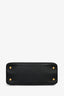 Louis Vuitton 2014 Black Taurillon Leather Capucines MM Top Handle