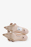 Miu Miu Beige Patent Leather Bow Heels Size 38
