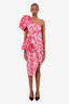Eliya The Label Red Printed 'Michelle' Dress Size L