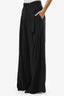 Ulla Johnson Black Lightweight Belted Wide-Leg Pants Size 6