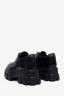 Prada Black Monolith Brushed Leather Lace-up Shoes 37.5