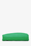 Bottega Veneta Emerald Green Leather Medium Classic Pouch