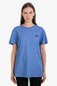Miu Miu 2024 Blue Box Log Short Sleeve T-Shirt Size L