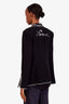 Cinq A Sept Black Embroidered Blazer Size 8