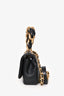 Pre-loved Chanel™ 2021 Black Quilted Lambskin Small Chain Is More Flap Bag