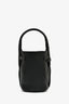 Celine Black Grained Leather Nano Bucket Bag