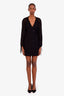 Frame Black Double Breasted Blazer Dress Size XS