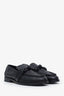 Bottega Veneta Black Leather Intrecciato Weave Loafers Size 39