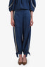 Zimmermann Blue Denim Dark Wash Embroidered Balloon Pants Size 2