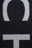 Givenchy Grey Wool Cashmere Logo Scarf
