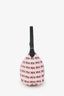 Miu Miu Pink Re-Nylon Logo Print Pattern Mini Bag