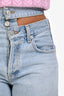 Agolde Light Blue Cut Out Waist Jeans Size 25