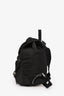 Prada Black Nylon Logo Back Pack