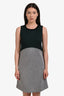 Marni Green/Grey Colour Block Sleeveless Mini Dress Size 26 with Tags