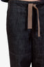 Brunello Cucinelli Blue Cotton Balloon Pant Size 4