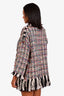Missoni Multicolour Tweed Novelty Knit Fringe Jacket Size 40