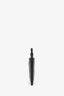 Saint Laurent Black Grain de Poudre Matelasse Chevron Leather Card Holder