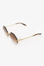 Chloe Brown Wavy '143S' Sunglasses