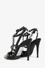 Valentino Black Patent Cage Rockstud Heels Size 36.5