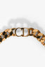 Christian Dior Gold Tone Metal Crystal 30 Montaigne Necklace