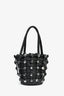 Alexander Wang Grey Denim Studded Mini Bucket Bag