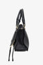 Chloe Black Leather Medium Marcie Shoulder Bag With Strap