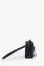 Balenciaga Black Leather Motocross Papier Zip Around Belt Bag