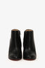 Christian Louboutin Black Leather Belle 100 Ankle Boots Size 39