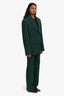 GRLFRND Green Oversized Blazer + Pant Set Size XXS