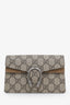 Gucci Brown Monogram GG Supreme Super Mini Dionysus Chain Bag