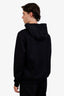 Louis Vuitton Black Cotton Graphic Logo Hoodie Size M