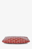 Goyard Red Goyardine Canvas 'Senat' PM Pouch