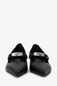 Hermès Black Leather 'Kiara 40' Heels Size 38