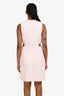 Sandro Pink Tweed Cut-Out Sleeveless Mini Dress Size 40