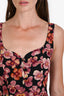 Reformation Black/Pink Floral Laine Maxi Dress Size 2