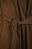 Lemaire Brown 'Trompe L'oeil' Maxi Dress Size L